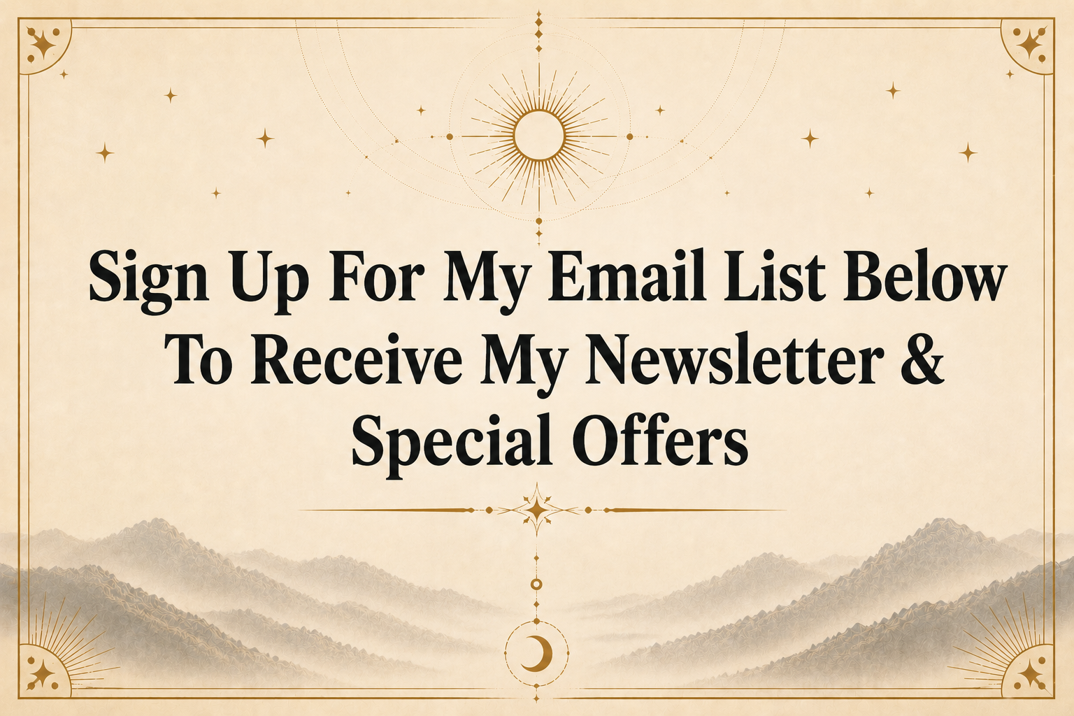 Email sign up