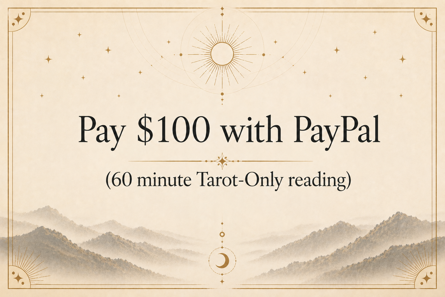 Pay $100